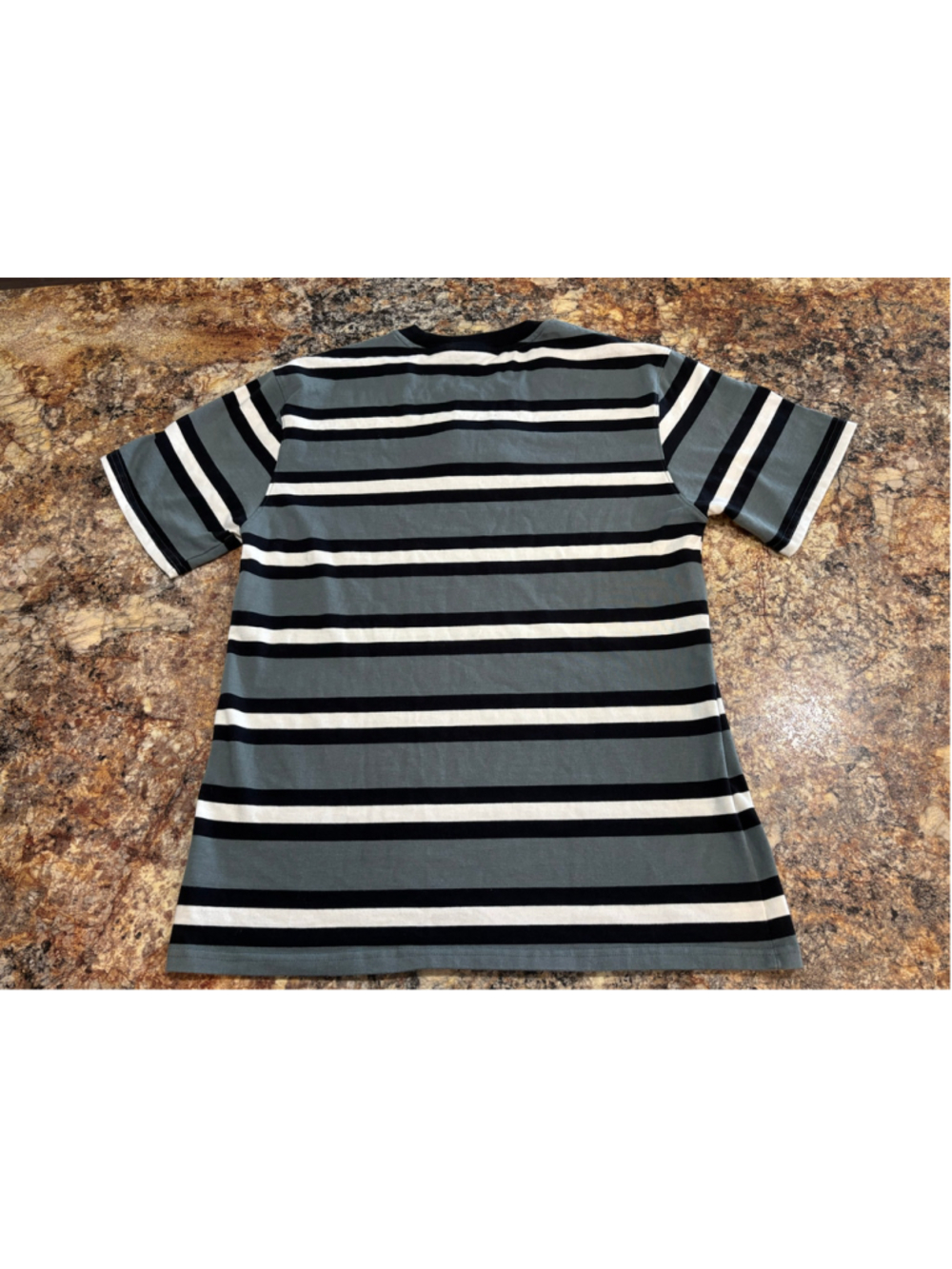 Empyre Striped Embroidered Logo T-Shirt - Picture 4 of 4